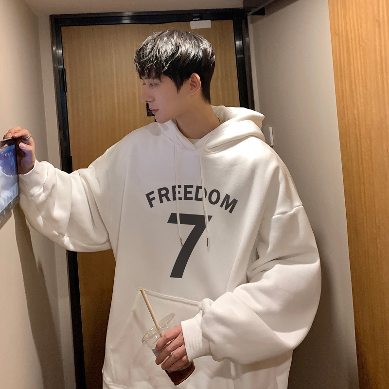 Ifnicefuture Áo hoodie Tay Dài In Họa Tiết Thời Trang Phong Cách Hàn Quốc Dành Cho Cặp Đôi