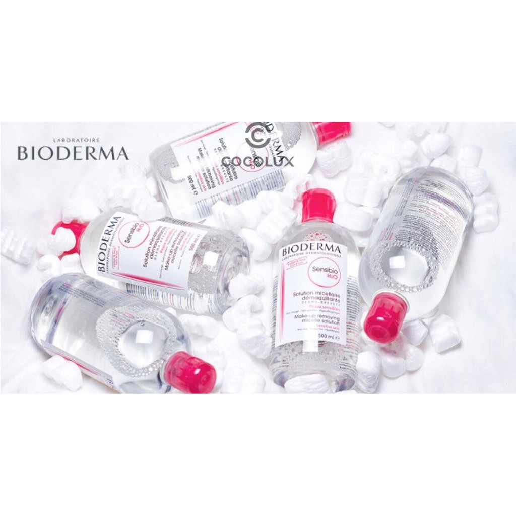 Nước Tẩy Trang Bioderma Sensibio H2O- hồng +VAT