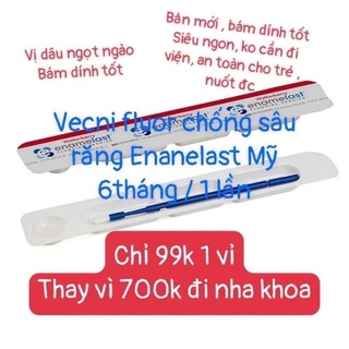 que bôi chống sâu răng vecni flour mỹ