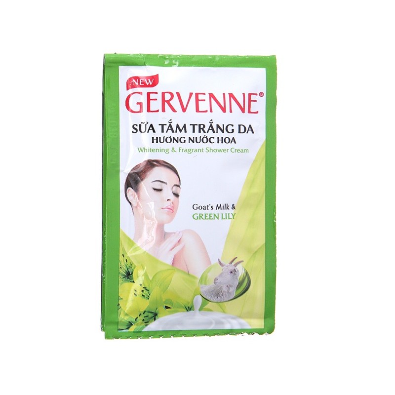 Sữa tắm Gervenne màu xanh