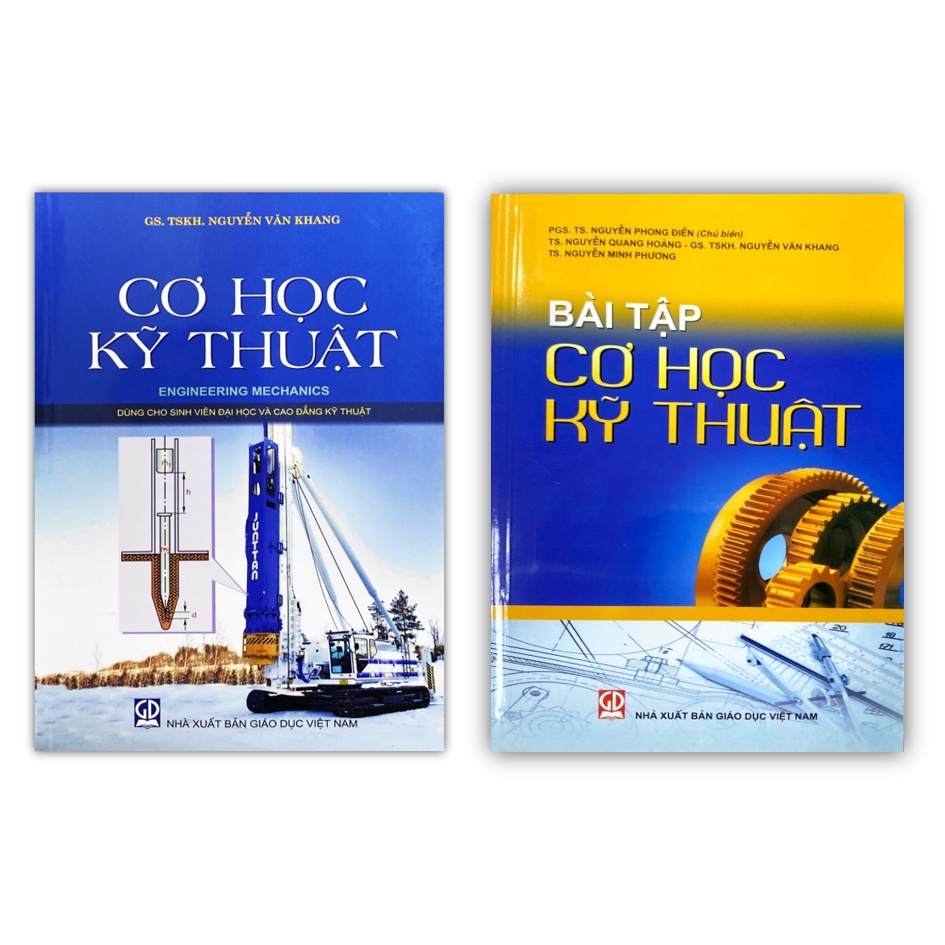 Sách - Combo Cơ Học Kỹ Thuật + Bài Tập Cơ Học Kỹ Thuật (DN)