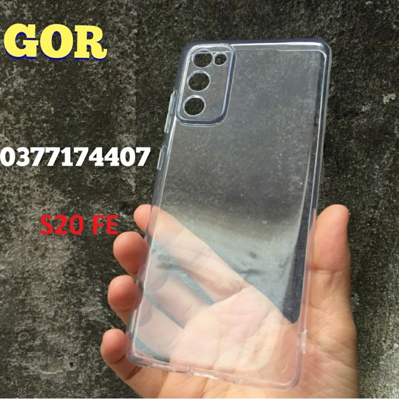 Ốp lưng dẻo Gor TPU cho Galaxy S20 FE silicon trong suốt chính hãng