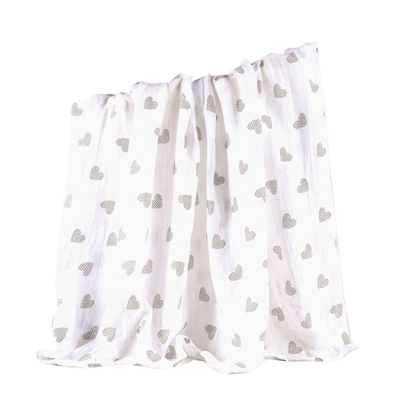 Chăn Quấn Em Bé Chất Liệu Cotton Mềm Mại In Họa Tiết