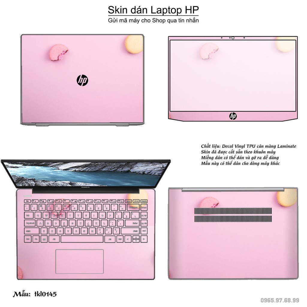 Skin dán Laptop HP in hình thiết kế nhiều mẫu 4 (inbox mã máy cho Shop)