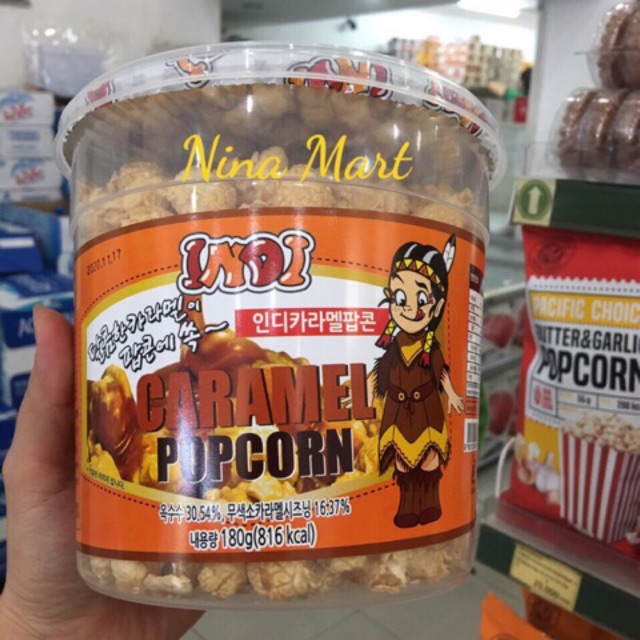 Bắp nổ Hàn Quốc Vị caramel 180g