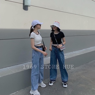 Áo croptop viền siêu đẹp ạ