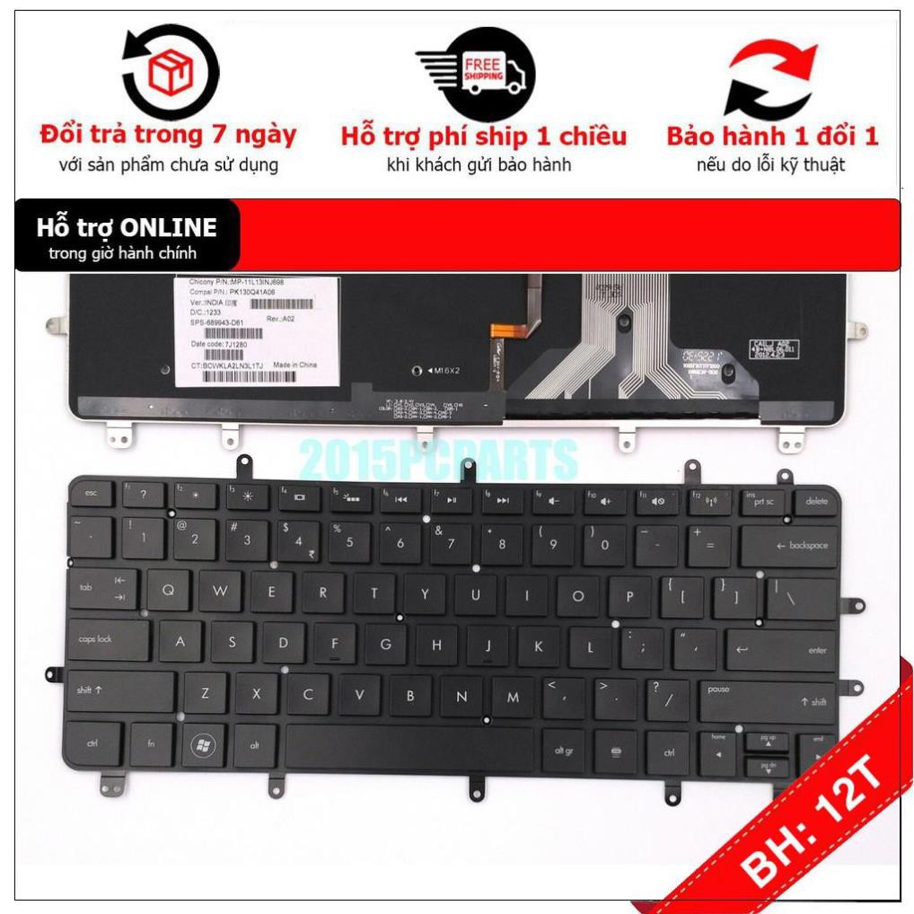 BH12TH] (KEYBOARD) BÀN PHÍM LAPTOP HP SPECTRE XT 13-2100 dùng cho Spectre XT 13-2100 Ultrabook 13t-2100