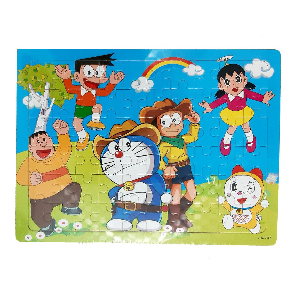 Bộ Tranh Ghép Hình Puzzle 60 Mảnh Bằng Gỗ/ Xếp hình gỗ cho bé