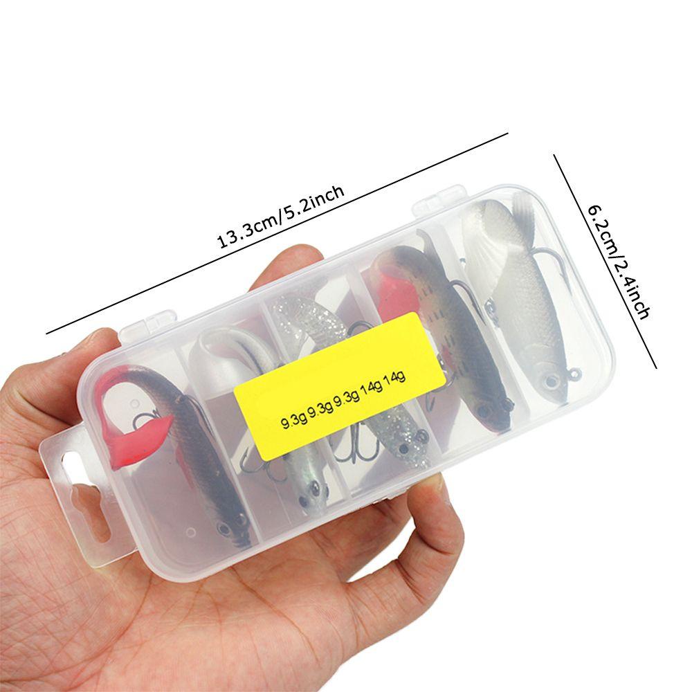 MYRONGVN Mồi Câu Cá Giả Hình Chữ T 9.5g / 14g Chuyên Dùng