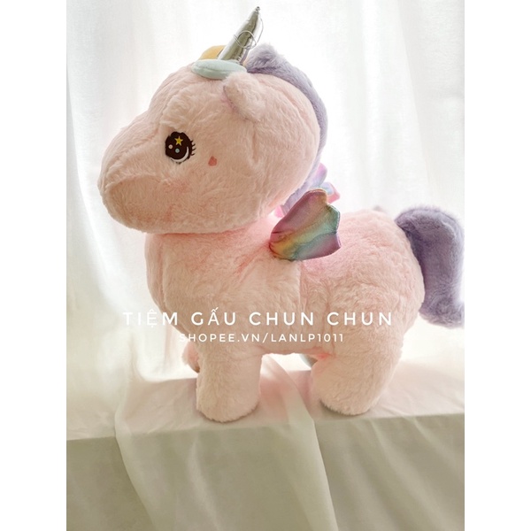 Gấu bông ngựa Pony Unicorn sz to 65-70cm