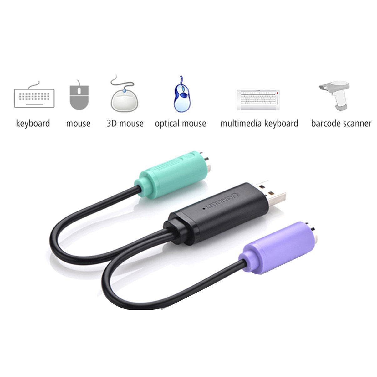 Cáp Chuyển Đổi Usb Sang Ps2