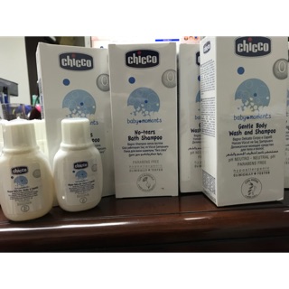 sữa tắm cho sơ sinh Chicco yến mạch tặng chai sữa tắm chicco yến mạch 50ml cho bé