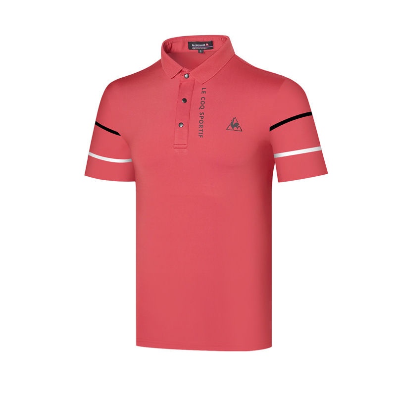 Le coq sportif Rooster Áo polo Tay Ngắn Thoáng Khí Nhanh Khô Thời Trang Xuân Hè Cho Nam