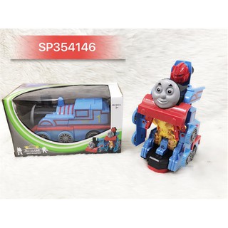 Hộp xe lửa thomas pin đèn biến hình robo, AK869A (Hộp)