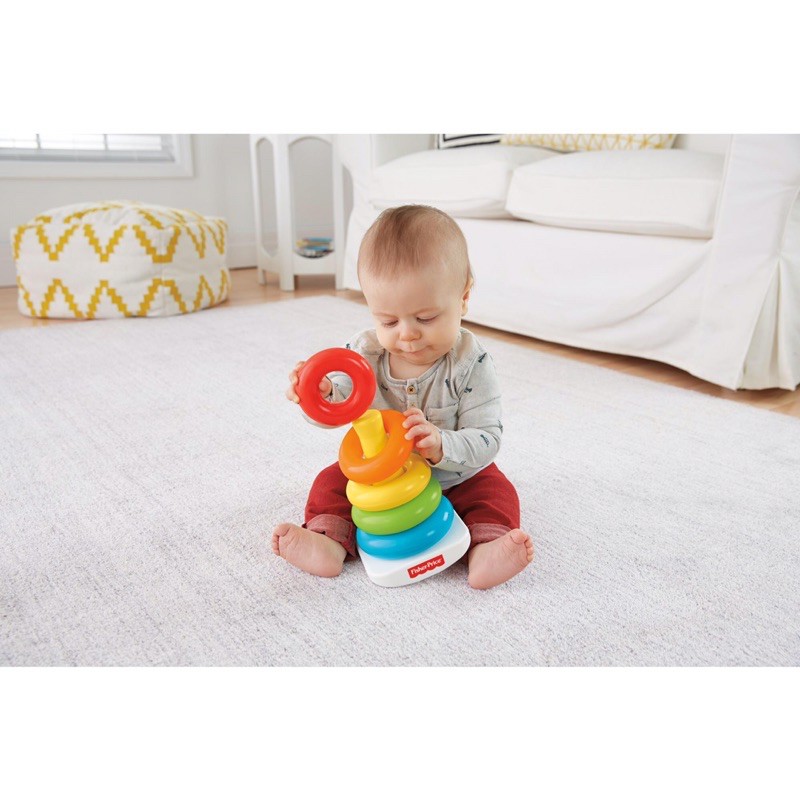 Đồ chơi xếp vòng tròn Fisher Price cho bé 6m+