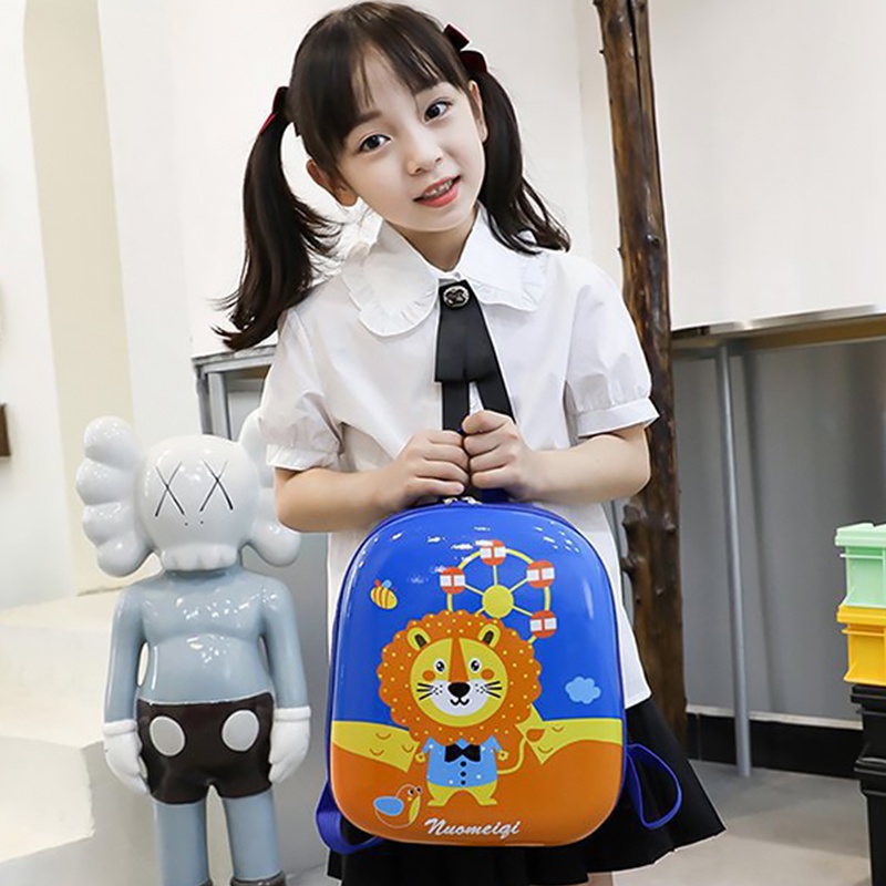 Balo Đi Học Hình Quả Trứng Họa Tiết Hoạt Hình Cho Trẻ Mẫu Giáo