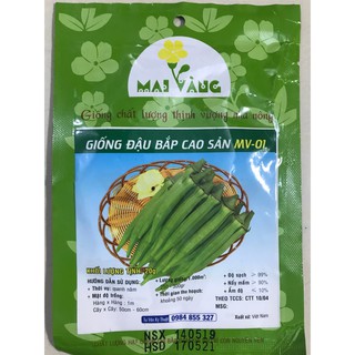 Hạt giống Đậu bắp 20g