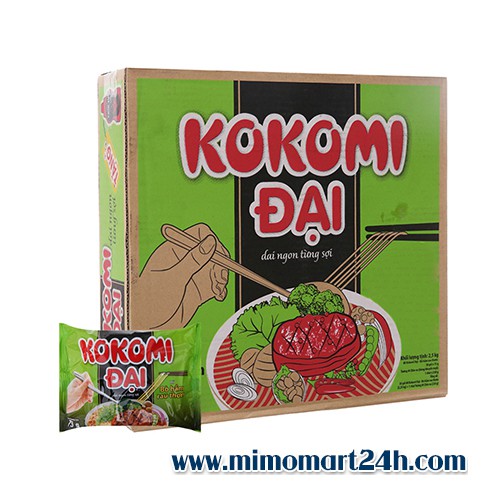 Mì Kokomi Đại Bò hầm rau thơm thùng 30 gói