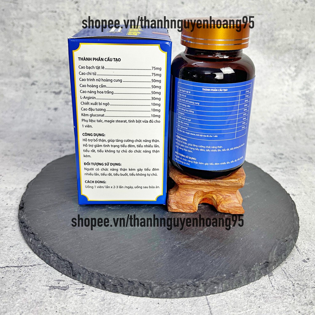 VIÊN TIỂU ĐÊM tăng cường chức năng thận, giảm tình trạng tiểu đêm – chai 30 viên nang mềm