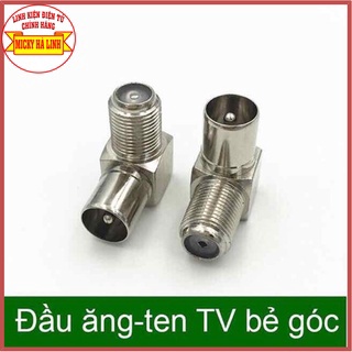 Jack anten cắm vào tivi góc vuông, rắc ăng ten cắm vào tivi, đầu jack ăng ten cắm vào đuôi tivi