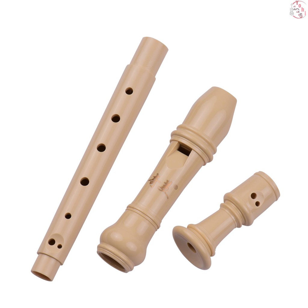 Ống Sáo Soprano 8 Lỗ Bằng Da Pu Kèm Túi Đựng Và Dây Đeo Ngón Tay Tiện Dụng