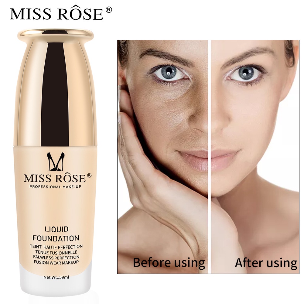 Kem Nền Dạng Lỏng Dưỡng Ẩm Làm Sáng Da Miss ROSE | BigBuy360 - bigbuy360.vn