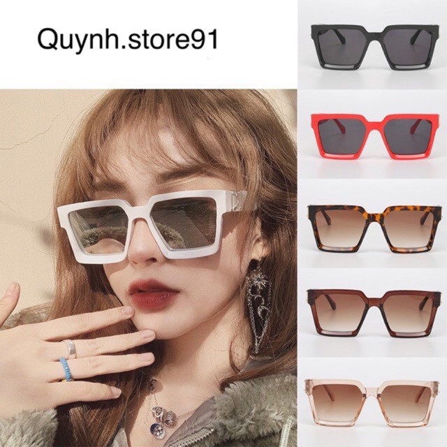 HOT TREND SỈ - Kính mát gọng vuông thời trang cá tính cho nam nữ chống tia UV400