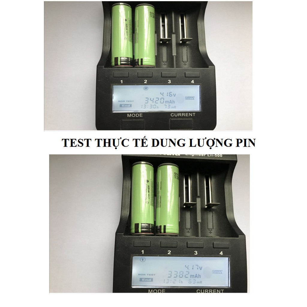 Pin sạc 3.7v 3400mAh 18650 Panasonic Cho Box Sạc Dự Phòng, Đèn Pin (1 Viên)