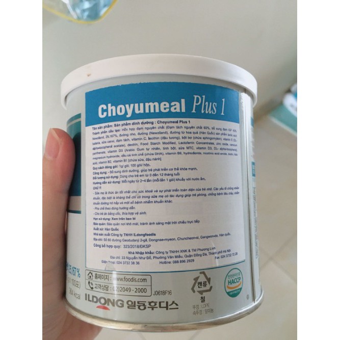 Sữa non Ildong Choyumeal Plus số 1 100g