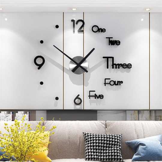 Đồng Hồ Dán Tường ✅[DEAL SỐC]✅ 3D Trang Trí Decor