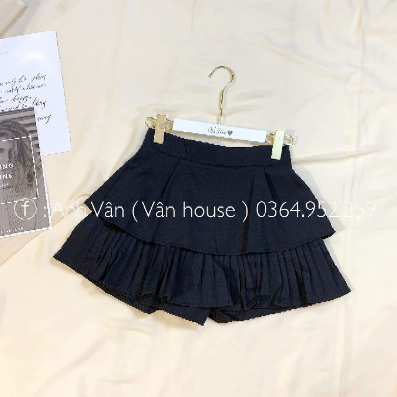 Chân váy tầng chân bèo hàng QC