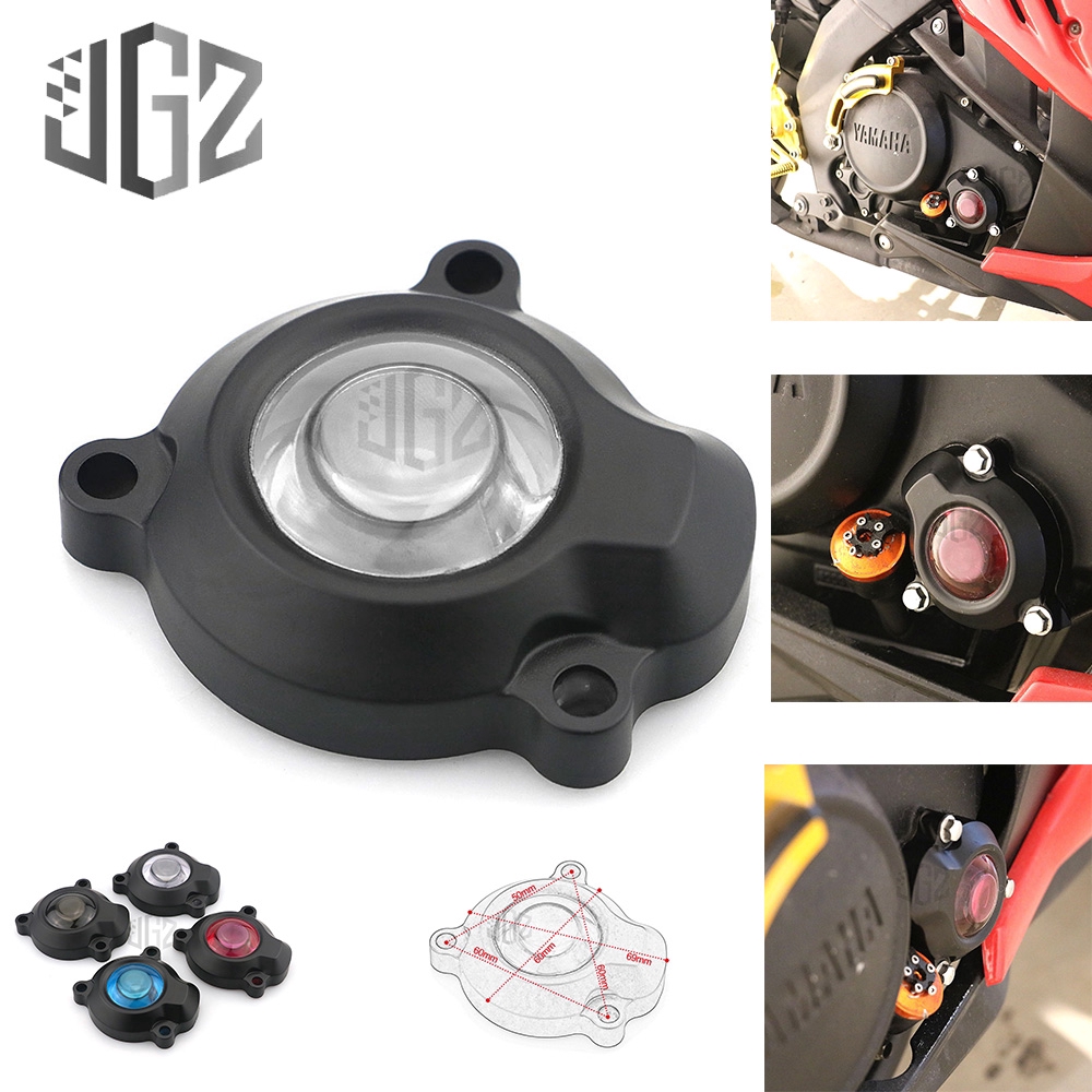 Ex150 nắp lọc nhớt trong suốt for yamaha exciter 150 Ex135 FZ150 FZ155 TFX150 TFX155 R15 135 Ex155 155 oil filter cover