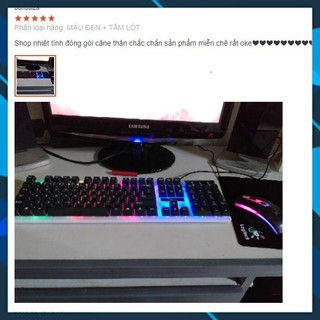 [CÓ VIDEO THẬT] ✅ FREESHIP ✅ Bộ Bàn Phím Kèm Chuột Máy Tính Con Báo G21 PRO 2019 Có LED 7 Màu Ấn Tượng