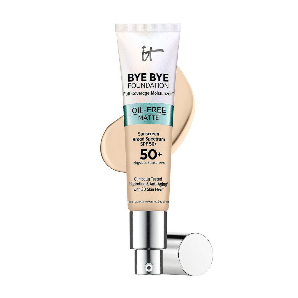 IT Cosmetics - Kem nền dưỡng da Bye Bye Foundation Oil-Free Matte Full Coverage Moisturizer with SPF 50+ 30ml