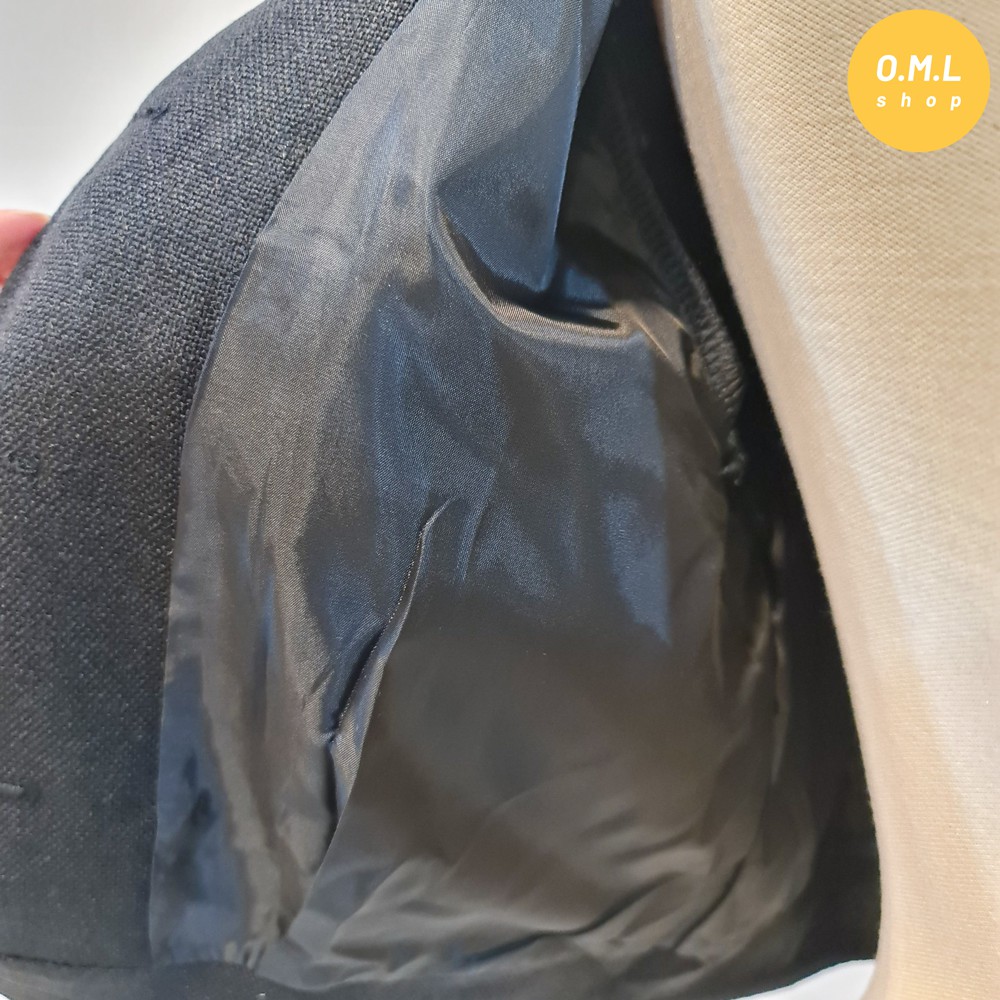 Áo kiểu cổ tròn túi 2 bên ngực nút đen sang chảnh (có hình thật) | BigBuy360 - bigbuy360.vn