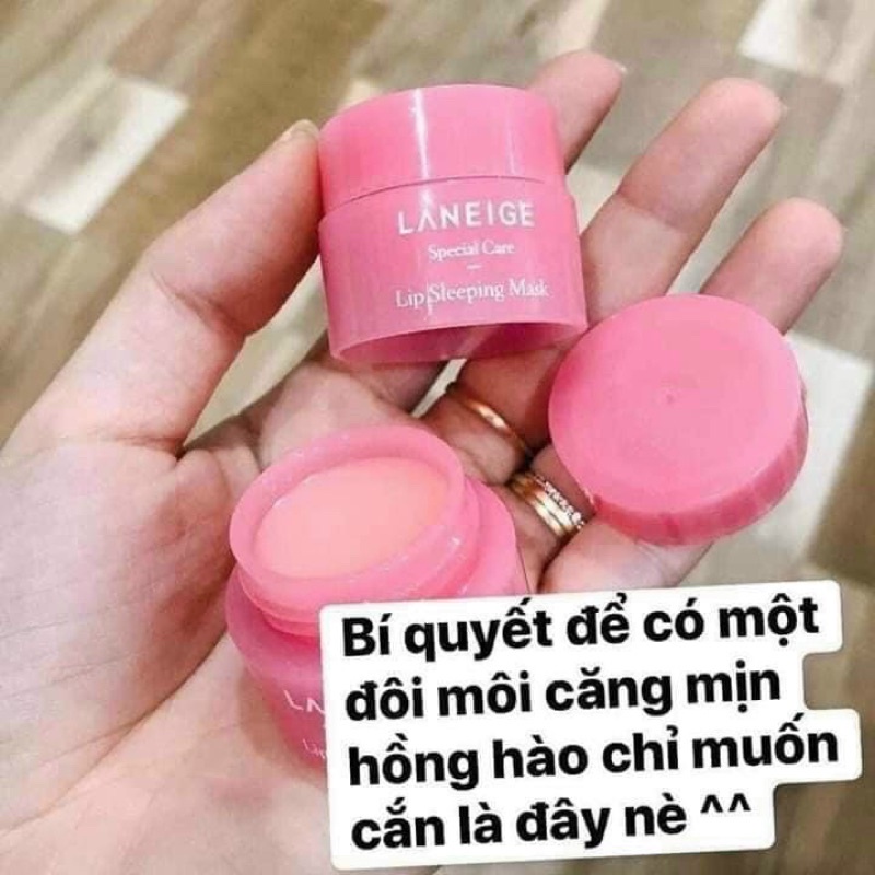 Mặt Nạ Ngủ Môi Laneige Lip Sleeping Mask, Ủ Môi Căng Mọng Hồng Hào Hàn Quốc 3g