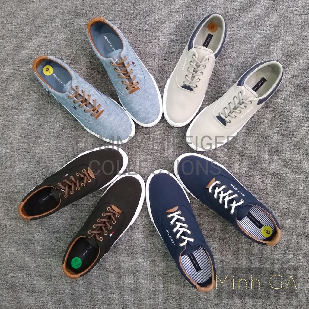 GIÀY  NAM HÀNG HIỆU TOMMY HILFIGER -DARK BLUE PHELIPO LACE UP SNEAKER - MINH GA - USA