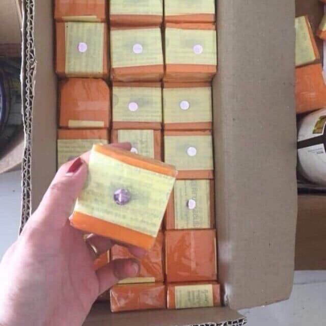 [RẺ VÔ ĐỊCH] Xà phòng nghệ cam trắng da mụn thâm Thái Lan | BigBuy360 - bigbuy360.vn