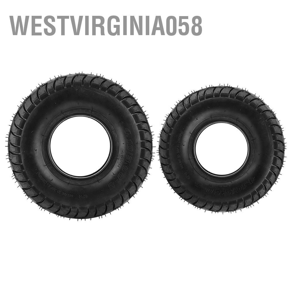 Westvirginia058 Bánh xe lốp cao su đàn hồi tốt cho đẩy dụng cụ bơm hơi  4 10 / 3 50-5 12in /  4 50-4 10in