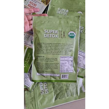 Trà thảo mộc Nanogize Super detox tea