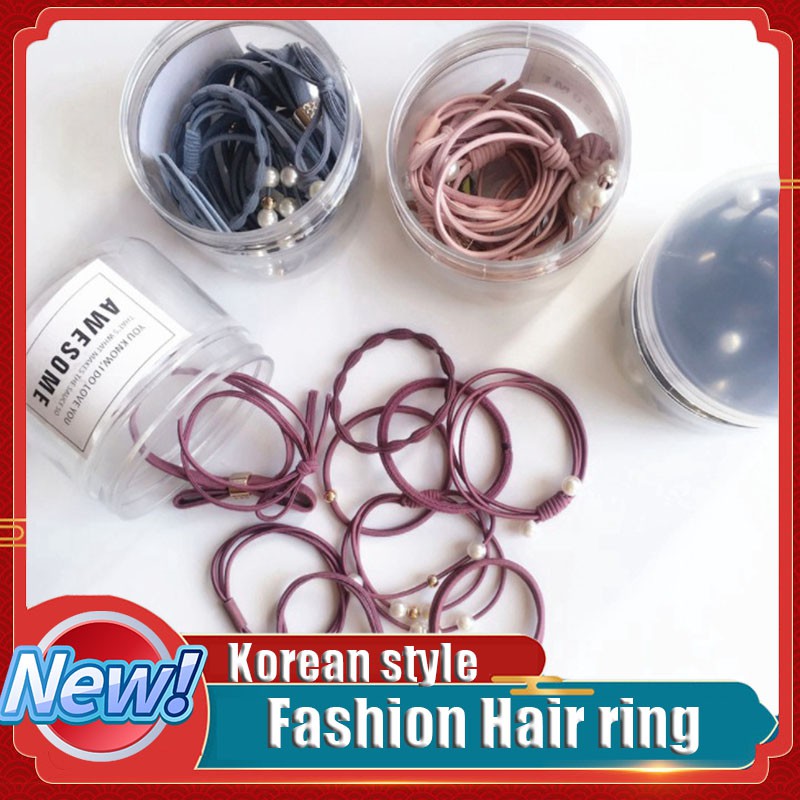 12 Dây Cột Tóc Kiểu Dáng Hàn Quốc