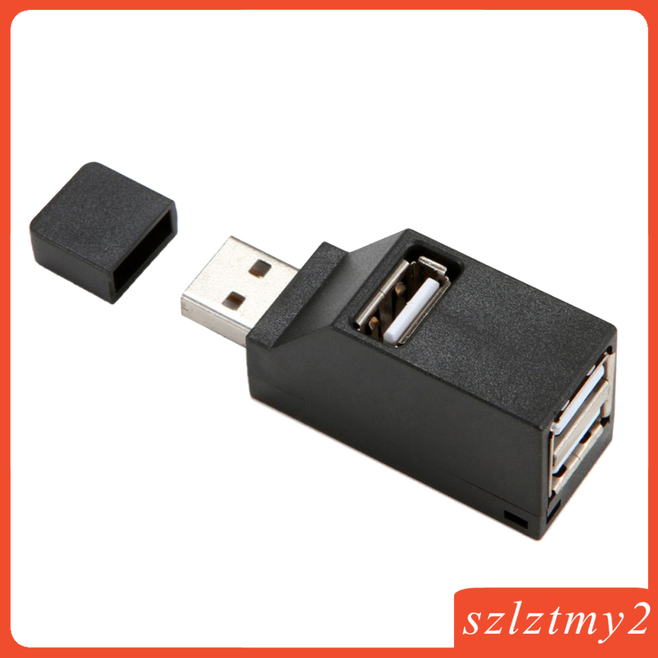 [galendale] USB 2.0 3Ports Splitter Adapter Hub for PC Expansion up to 480mbps Black | BigBuy360 - bigbuy360.vn