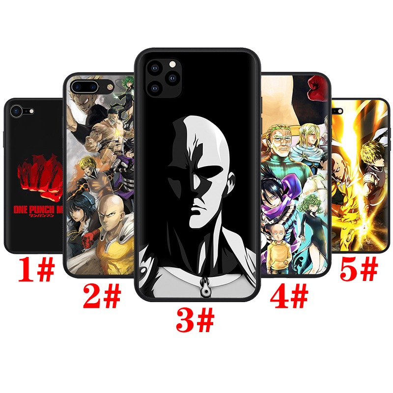 Ốp điện thoại TPU silicone mềm anime One Punch Man T137 cho iPhone 8 7 6S 6 Plus 5 5S SE 2016 2020