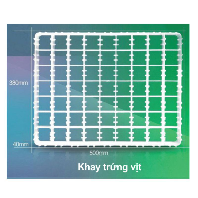 Khay đảo trứng vịt gà 63 trứng