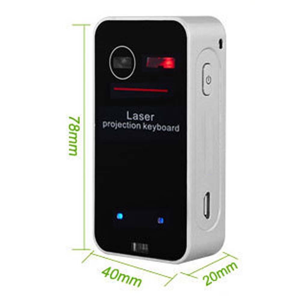 Bluetooth Laser Projection Virtual Keyboard For Smartphone PC Tablet Laptop