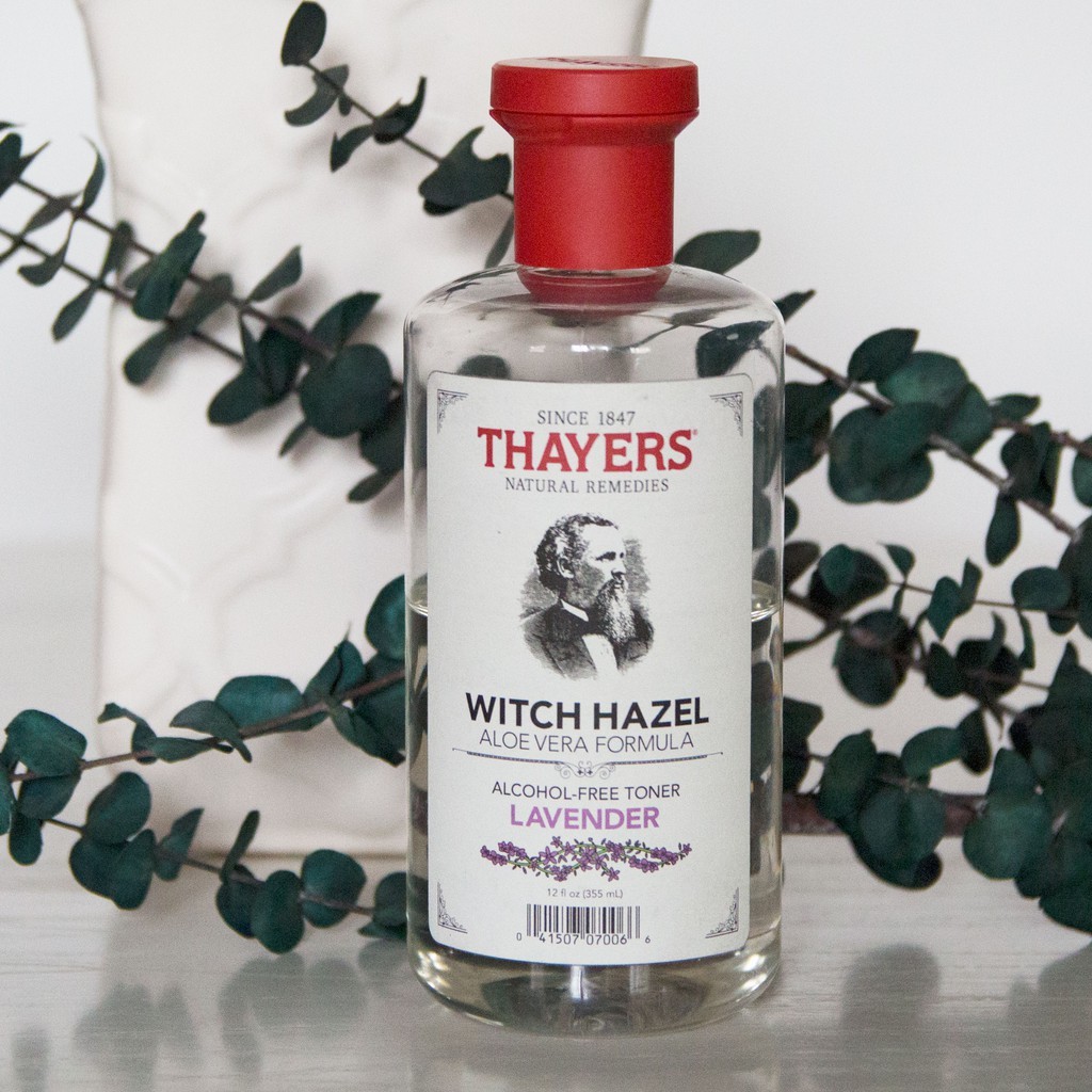 [CHÍNH HÃNG_CÓ TEM] Nước hoa hồng không chứa cồn Thayers Alcohol Free Witch Hazel Toner Lavender 355ml