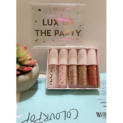 Colourpop Set 5 son Lux of The Party Lip Vault (Bill Mỹ)