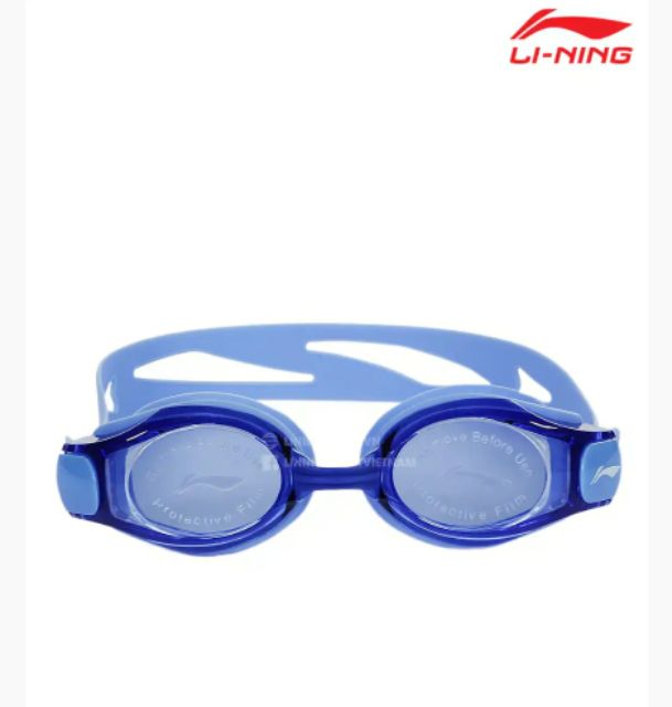 Kính Bơi Lining ASJN004-1 Chính hãng + nút tai -Unisex - Chống tia UV/Chống vào nước