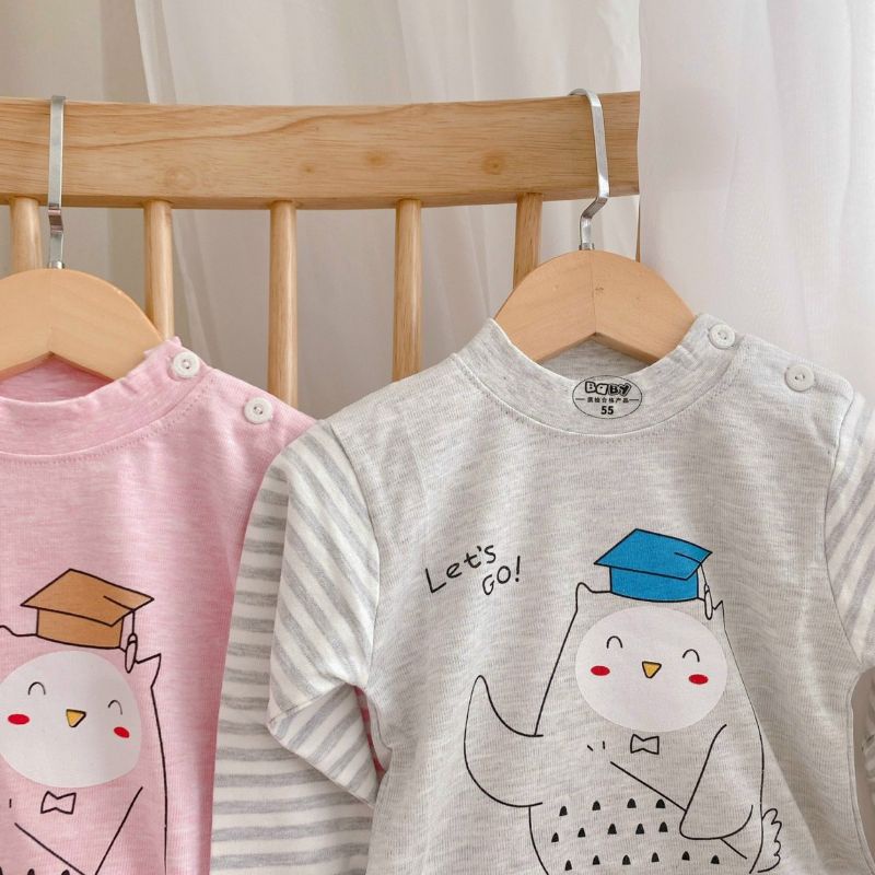 🍭🍭 Bộ Dài Tay Cotton Mềm Mịn Hàng Quảng Châu Xuất Nhật Cho Bé Trai Và Bé Gái
