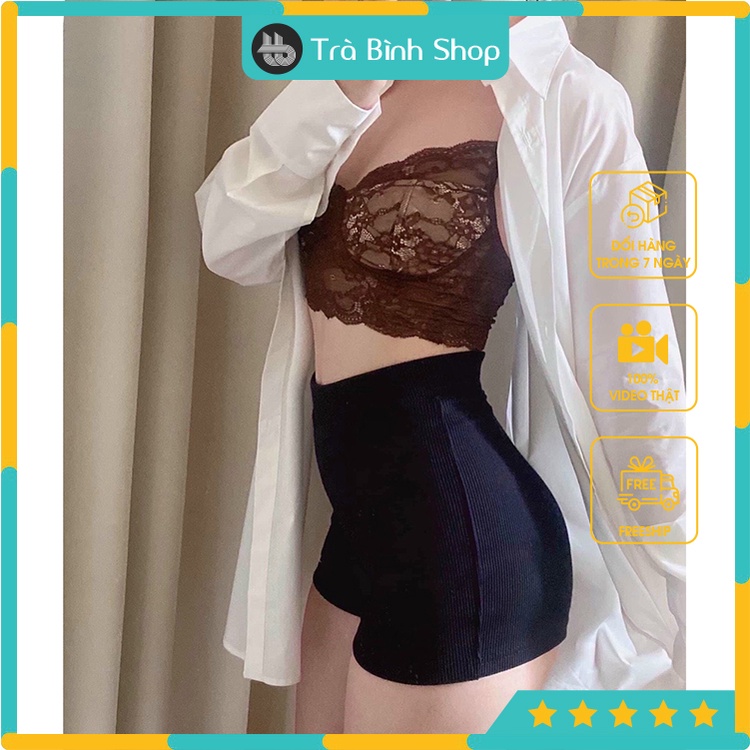Quần đùi jean siêu tôn dáng Quần bò giấy co dãn 4 chiều